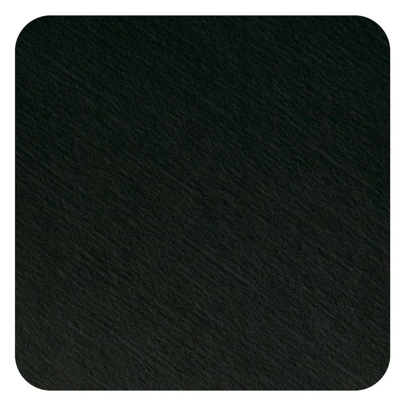 Hoffmaster 876108 Square Two-Sided Coaster, 4" Black (Pack of 500)